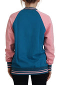 Women's Blue Pink Queen Sequin Crystal Sweater Cotton Clothing