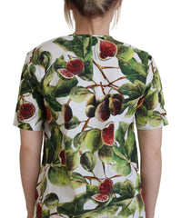 Women's Crew-Neck Cotton Top Blouse Fruit T-Shirt
