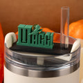 Personalizada Mariposa Bruja 3D Nombre Etiqueta Tapa para 20 oz a 40 oz Stanley Vaso Cumpleaños Regalo de Navidad para los amantes de Wicked Fans