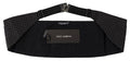 Black Polka Dot Wide Waist Men Belt Cummerband Silk