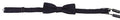 Men's Blue Pattern Silk Adjustable Neck Papillon Bow Tie