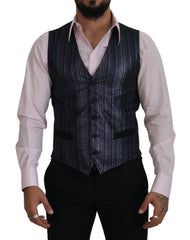 Men's Multicolor Polyester Waistcoat Dress Formal Vest