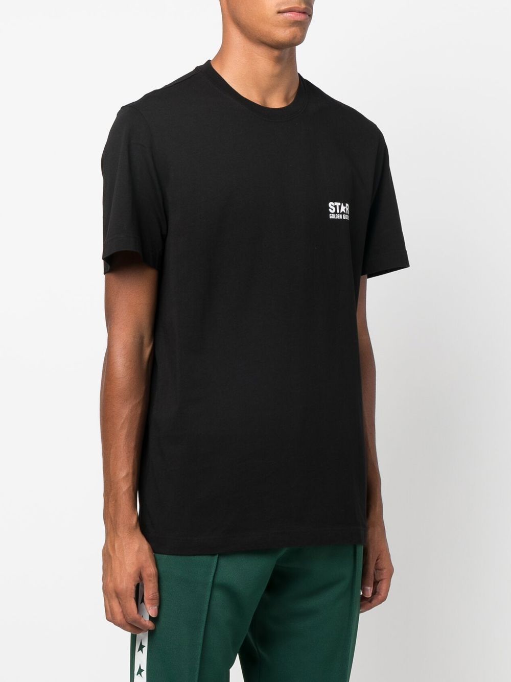 Golden Goose T-shirts and Polos Black Main Fabriccotton Ribcotton - XL