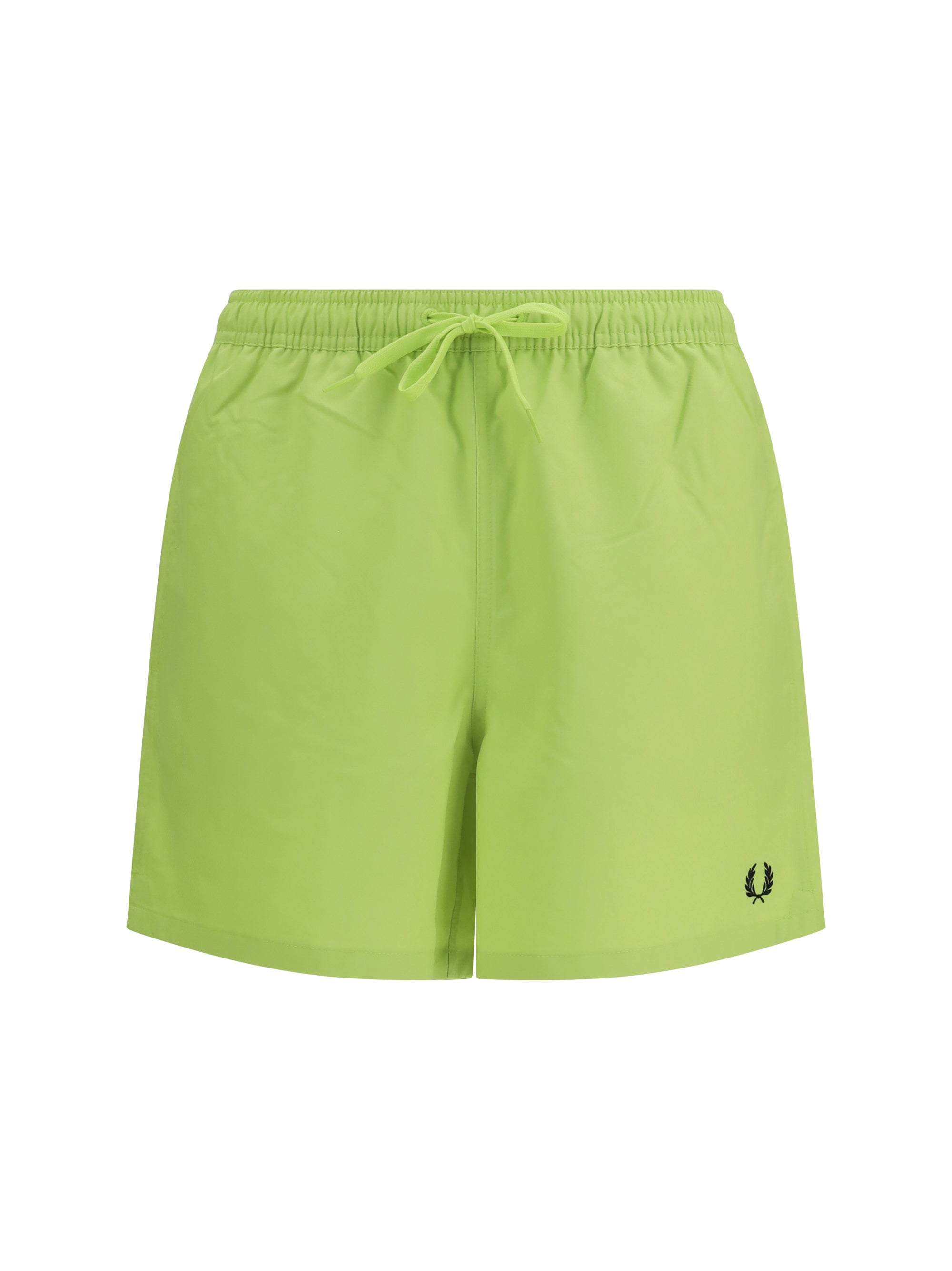 Fred Perry Recycled Polyester Swim Shorts — Green