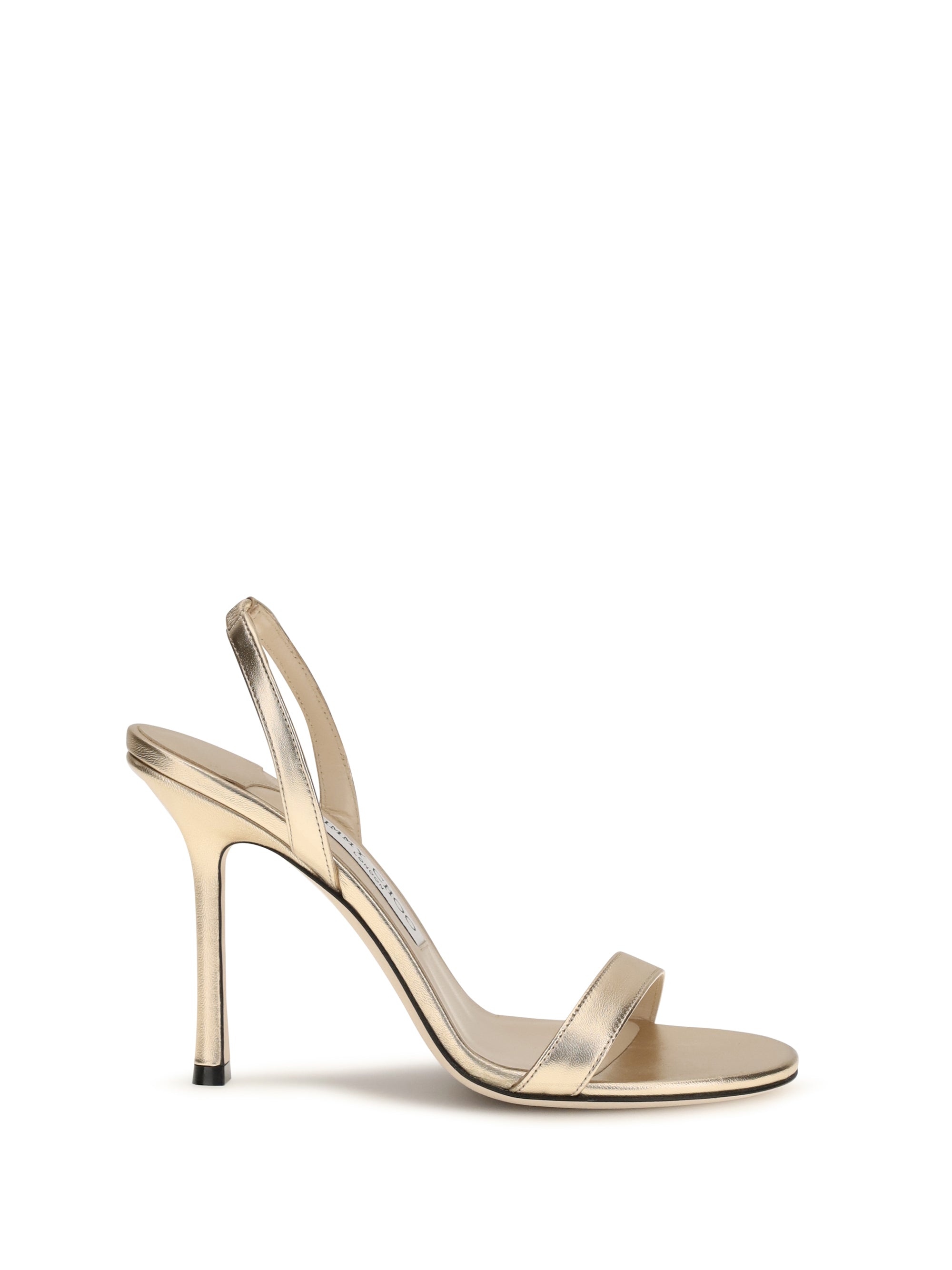 Jimmy Choo Jenn Heel Sandal — Gold