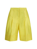 Sara Roka Charlee Bermuda Shorts — Yellow