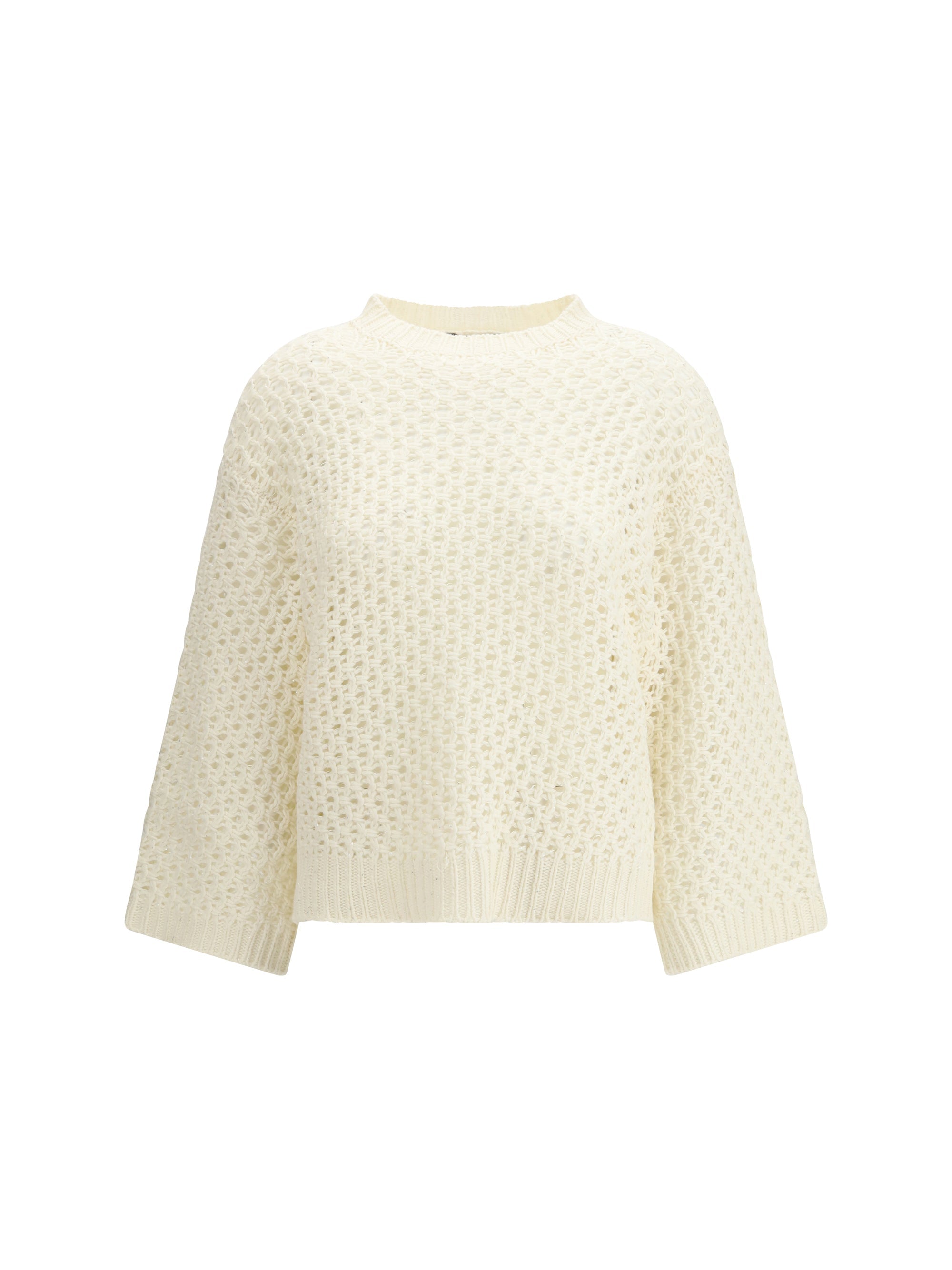 Fabiana Filippi Platinum Sweater — Beige