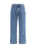 Burberry Straight Leg Jeans — Blue