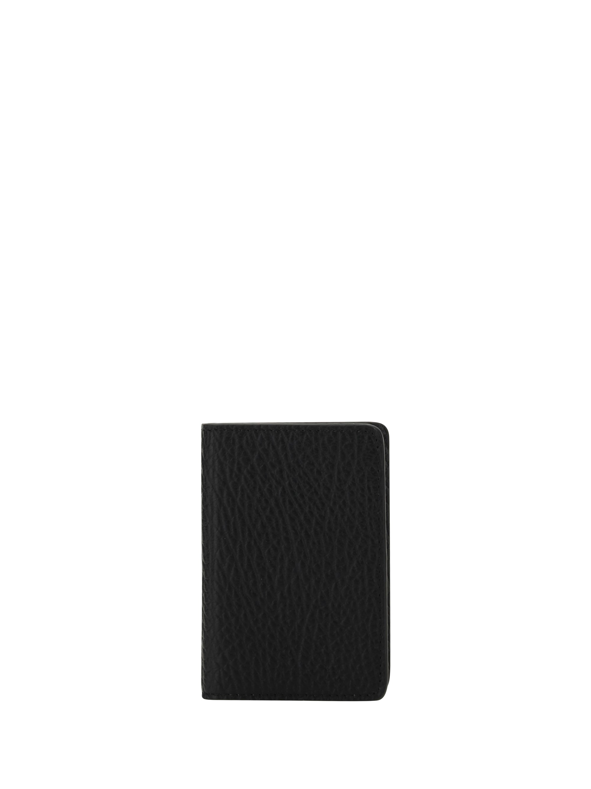 Maison Margiela Leather Card Holder Wallet — Black