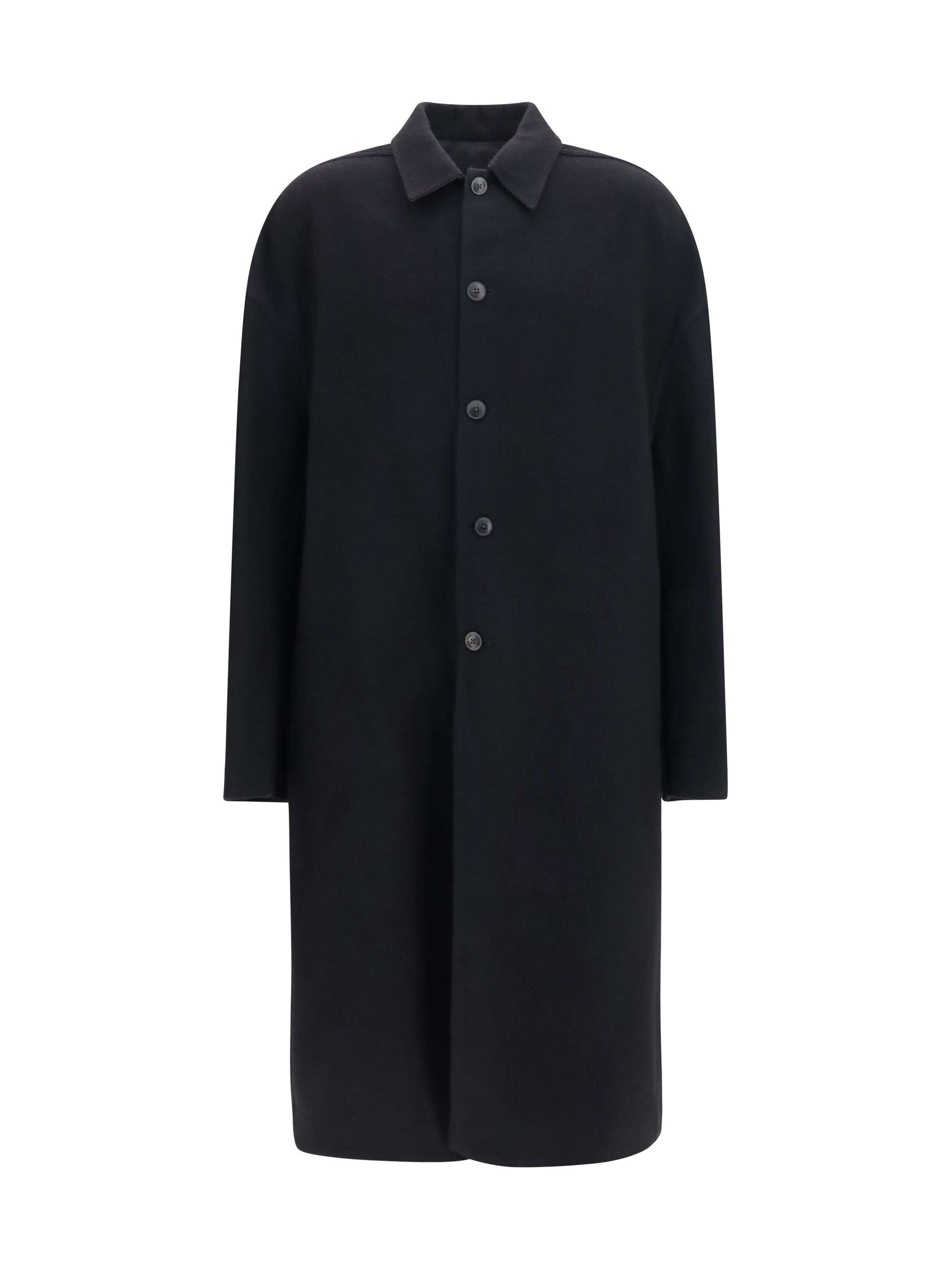 Abrigo Brad de Rick Owens — Negro