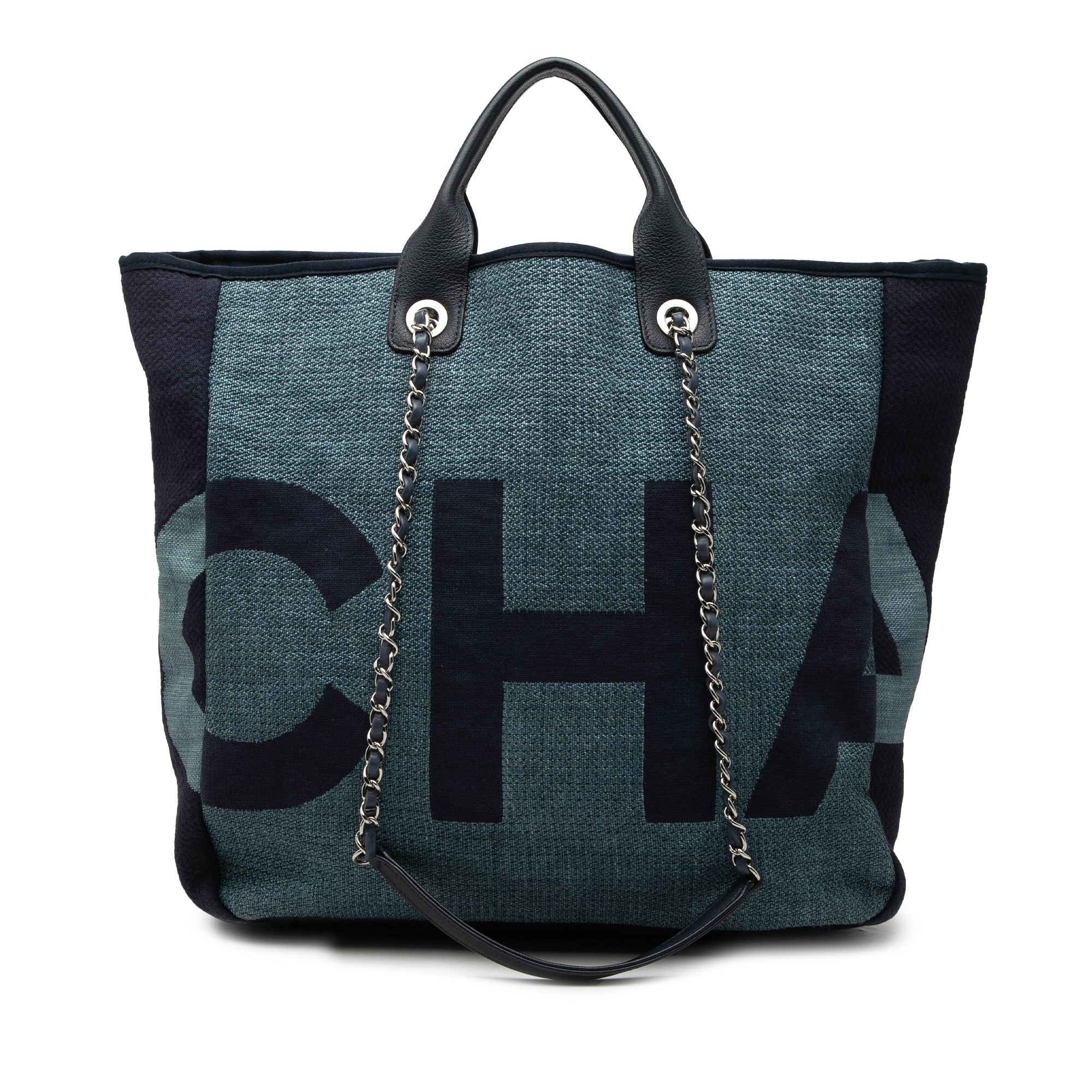 Large Canvas Logo Deauville Shopping Tote