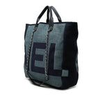 Large Canvas Logo Deauville Shopping Tote