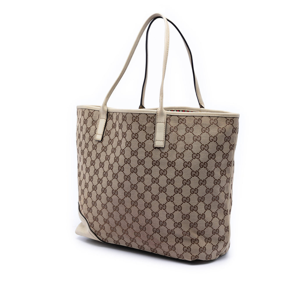Large GG Canvas New Britt Tote