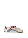 Dsquared2 Leather and Suede Lace-Up Sneaker — Multicolor
