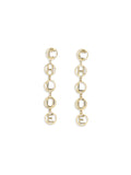 Pendientes Chloé Script — Dorado