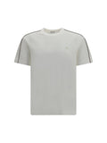 Camiseta con estampado Burberry Check — Blanco