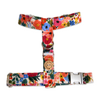 Handmade H Dog Harness - Garden Party