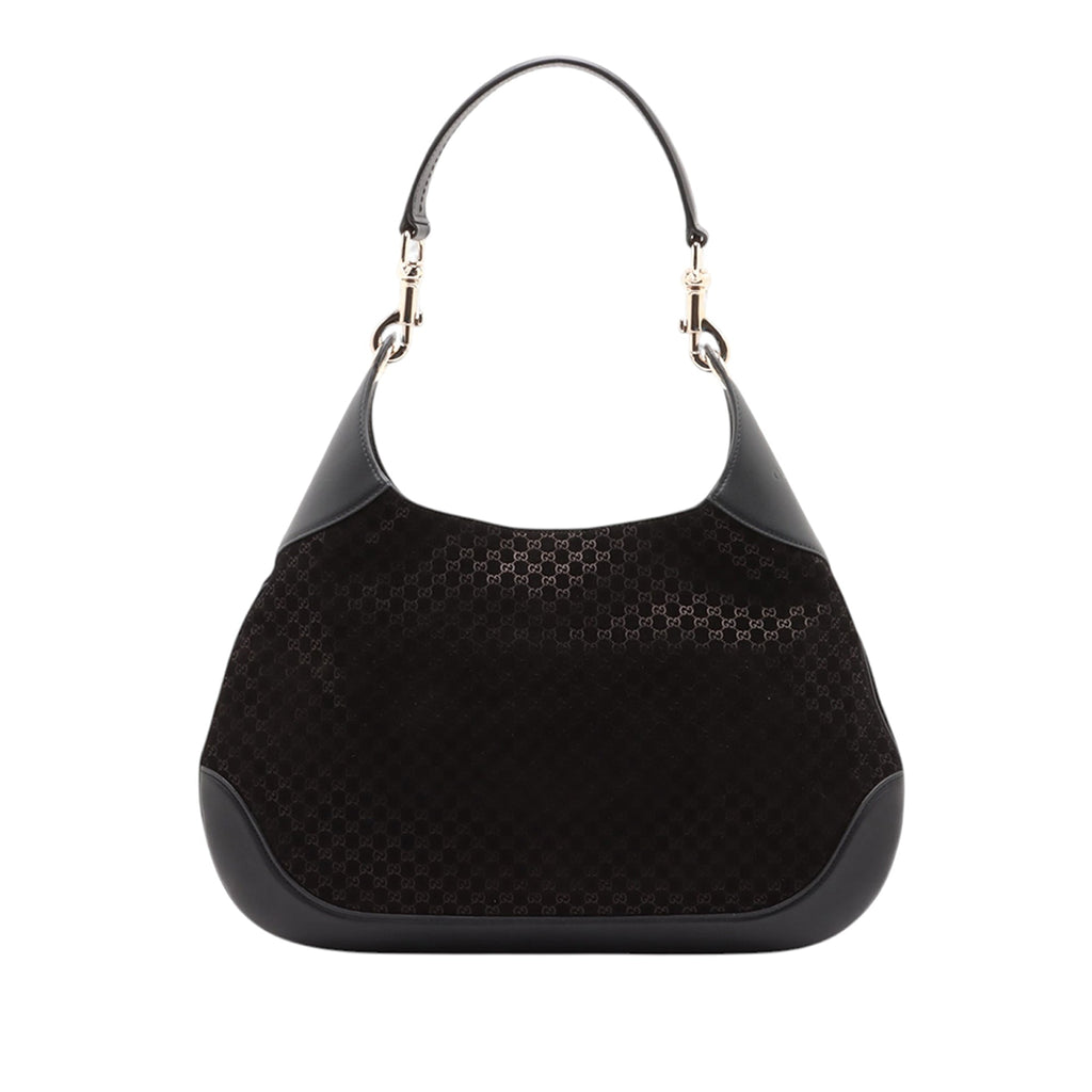 Medium Micro GG Suede B Hobo