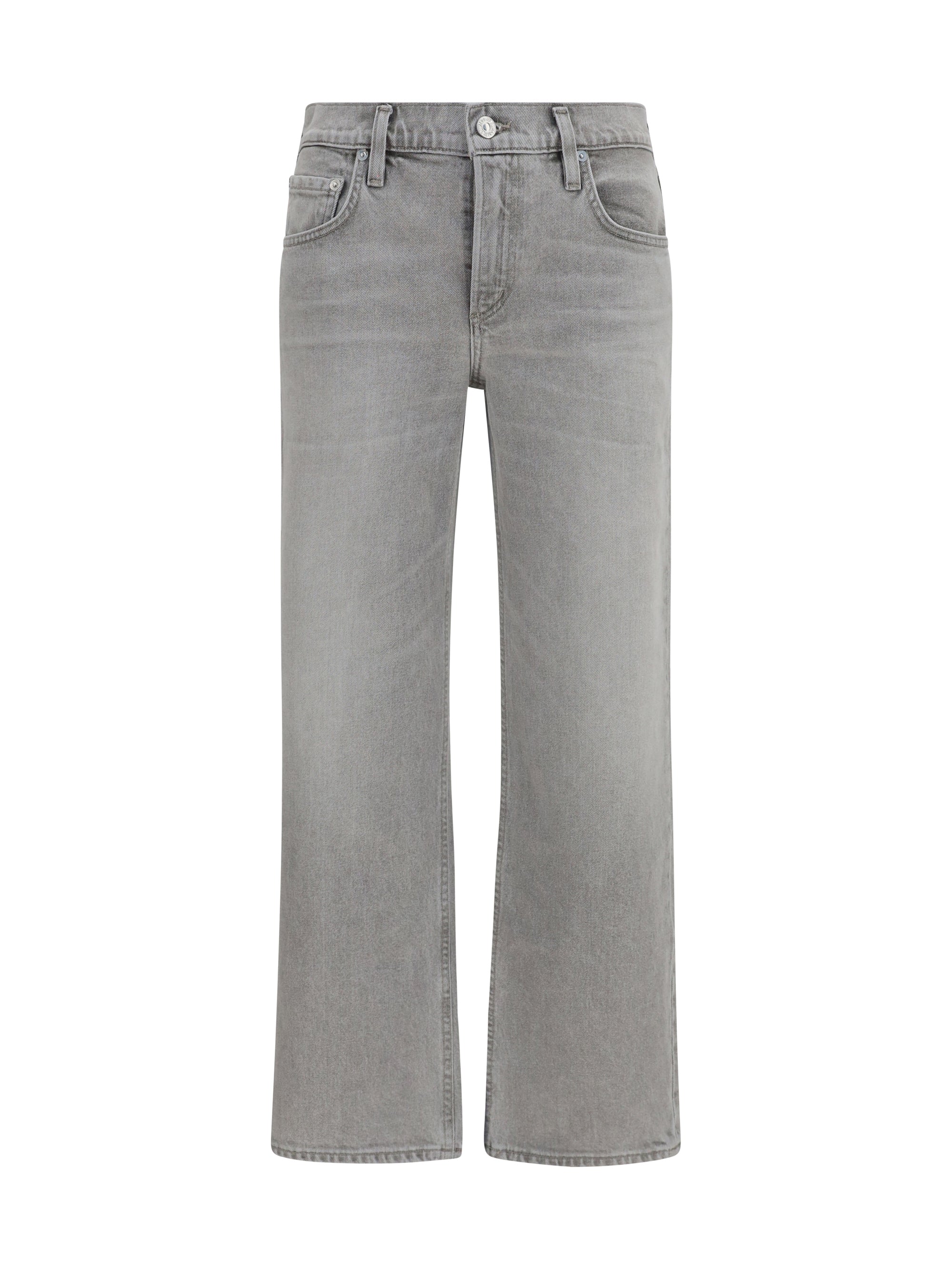 Citizens Of Humanity Straight-Leg Jeans — Gray