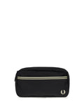 Fred Perry Twin Tipped Webbing Shoulder Bag — Black