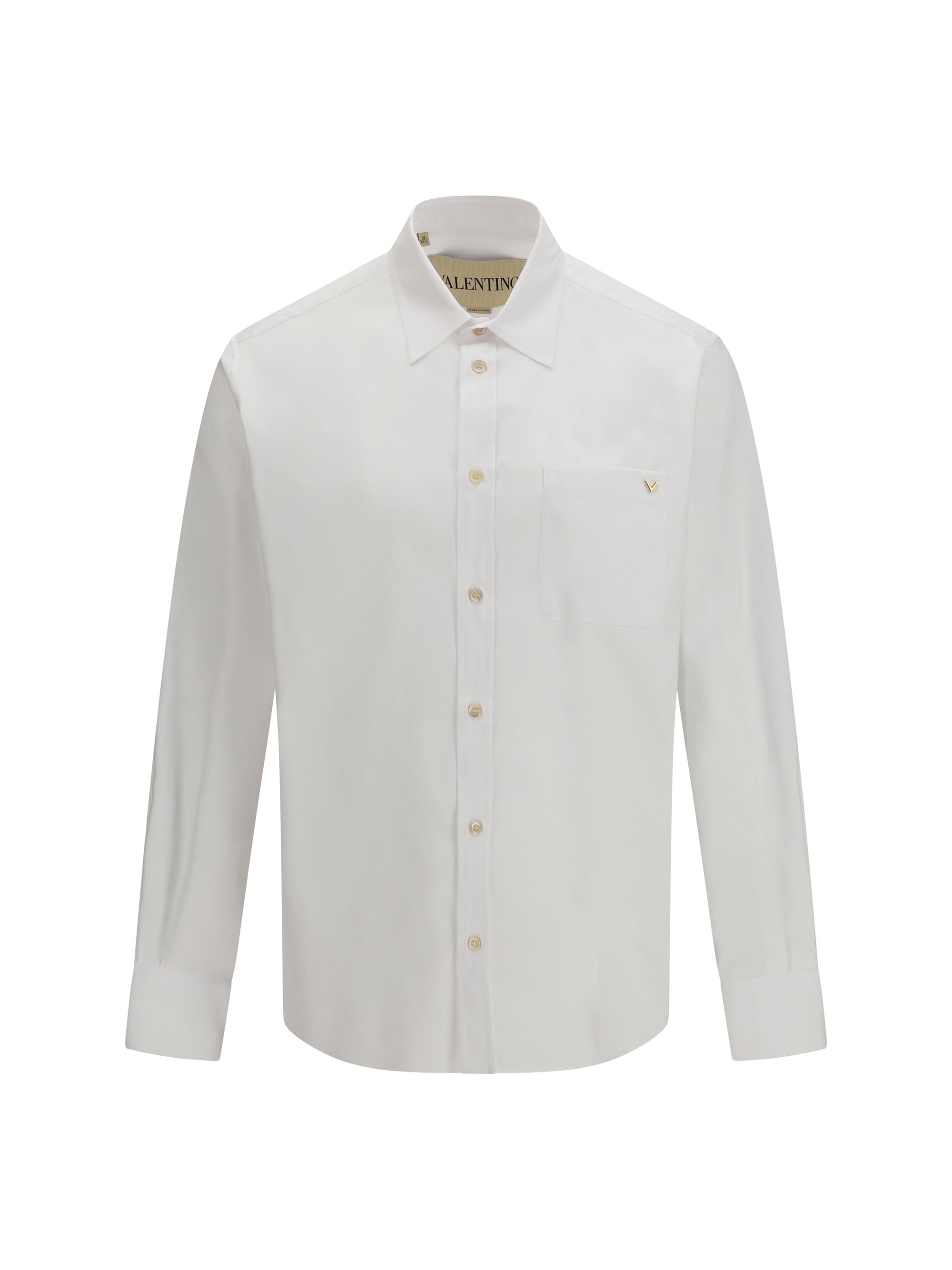 Valentino Cotton Oxford Shirt — White