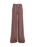 Rick Owens Silk Trousers — Purple