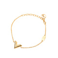 Gold Plated Essential V Bracelet