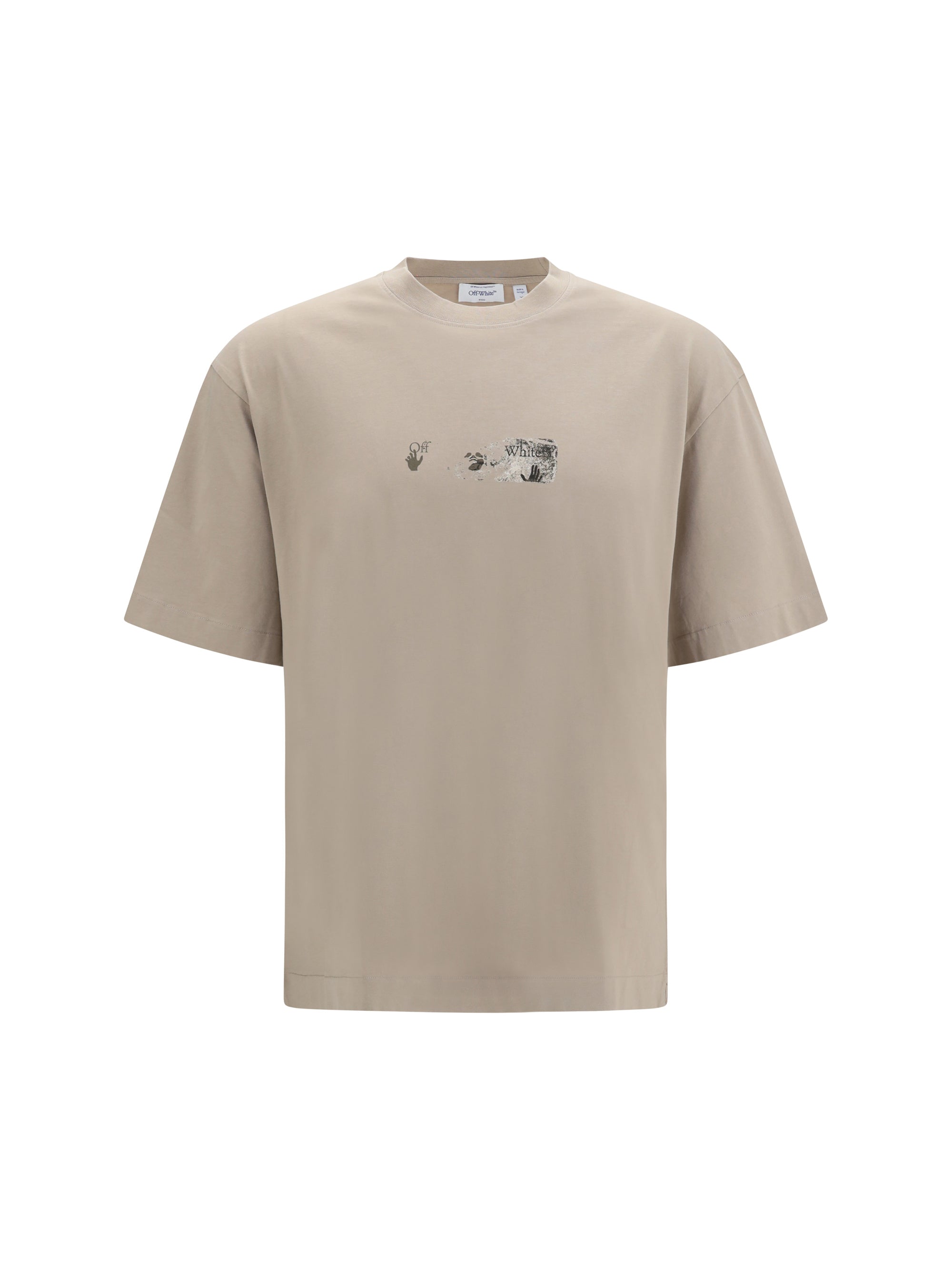 Off-White Spices Arrow T-Shirt — Beige