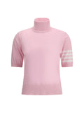 Thom Browne Turtleneck Sweater — Pink