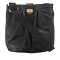 Leather Gancini Crossbody
