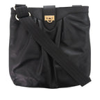 Leather Gancini Crossbody