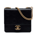 Mini Square Calfskin Coco Embossed Flap