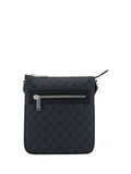 Gucci GG Supreme Jacquard Shoulder Bag — Black