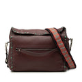Leather Rolling Rockstud Crossbody