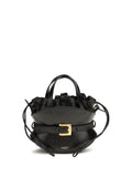 Balmain Shuffle Shoulder Bag — Black