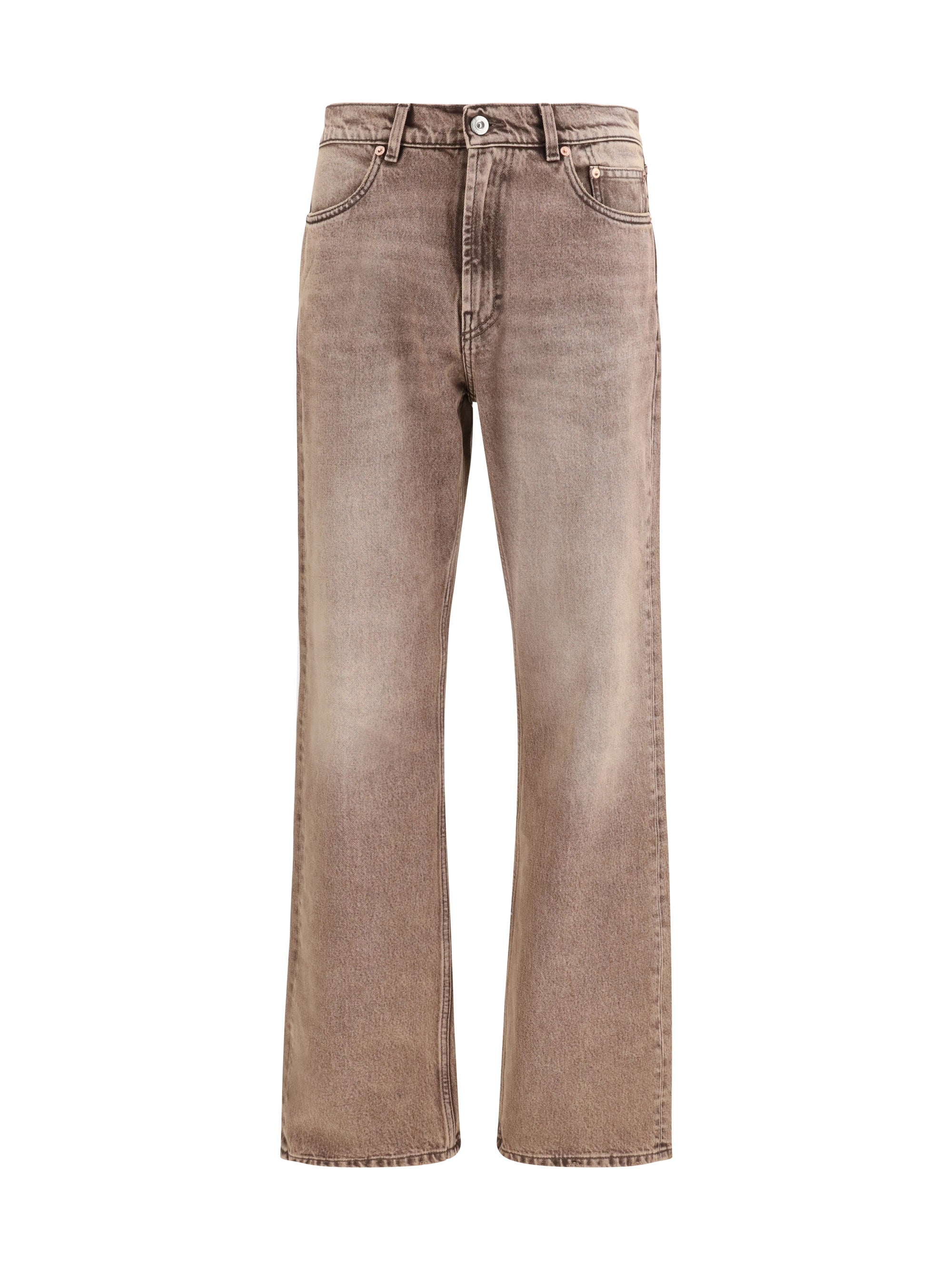 Our Legacy Faded Wash Jeans — Brown