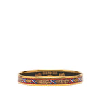Narrow Liberte Egalite Fraternite Enamel Bangle 65