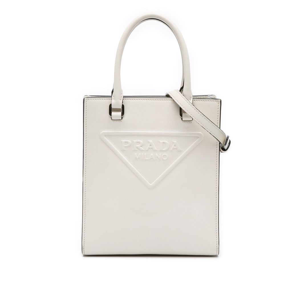 Mini Soft Calf Logo Drill Satchel