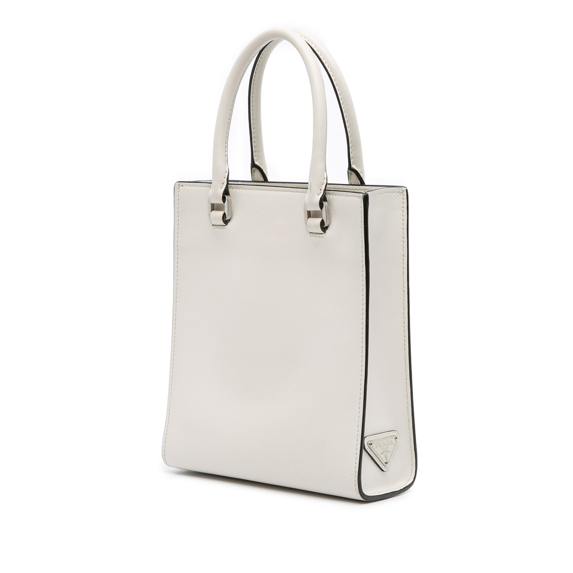 Mini Soft Calf Logo Drill Satchel