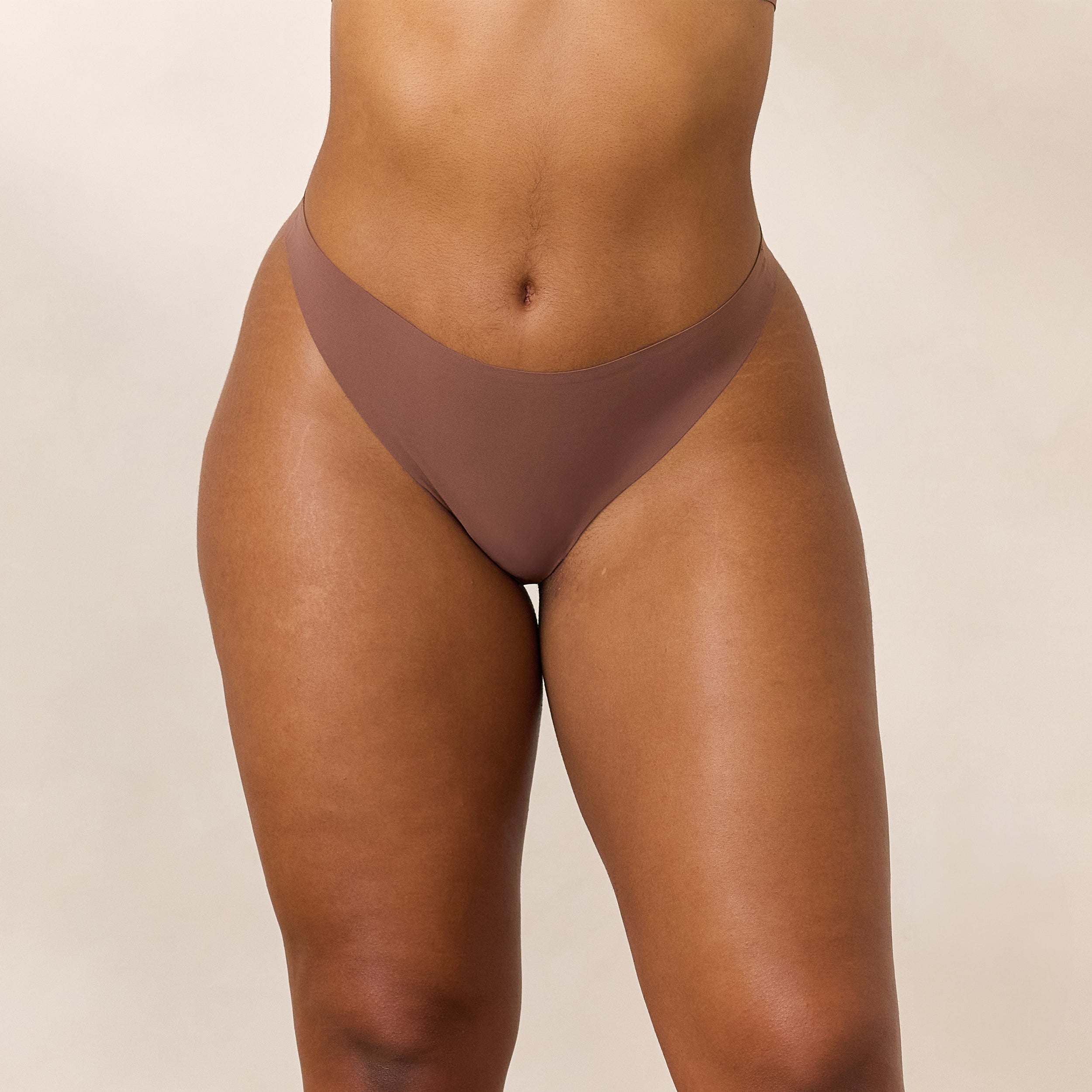 Lounge Underwear Everyday Flex Thong - Nutmeg