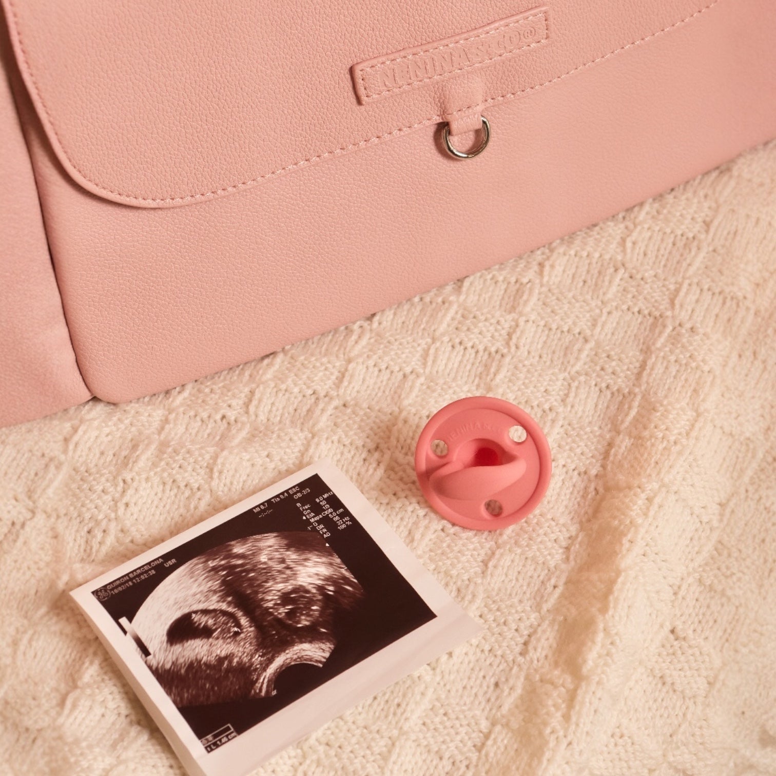 Kit 2 Chupetes Clásicos para Bebé Rosa y Mint | Silicona Orgánica Nenina & Co