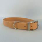 Handmade Biothane Dog Collar - Tan - 20mm