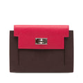 Bicolor Epsom Kelly Pocket Compact Wallet