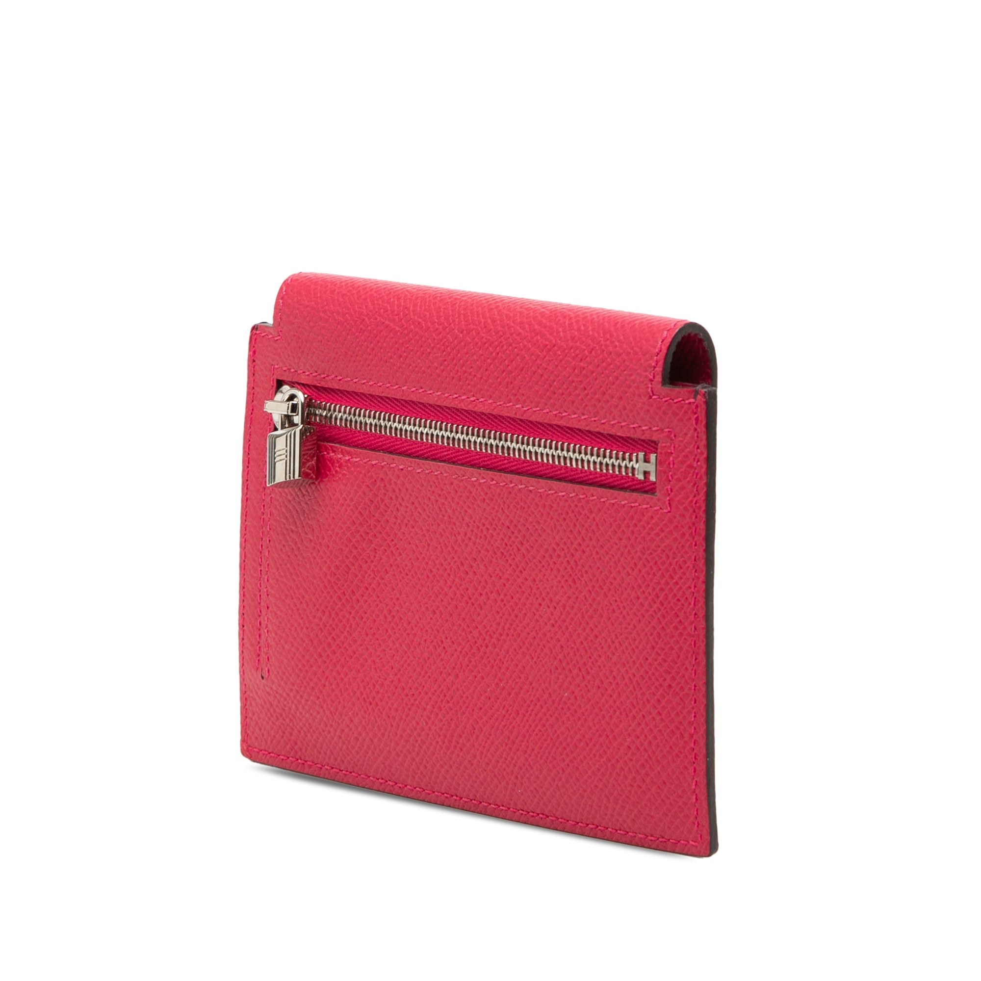 Bicolor Epsom Kelly Pocket Compact Wallet