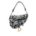 Canvas Embroidered Ornamental Cornely Saddle Bag
