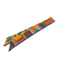 Pelages et Camouflage Silk Twilly Scarf