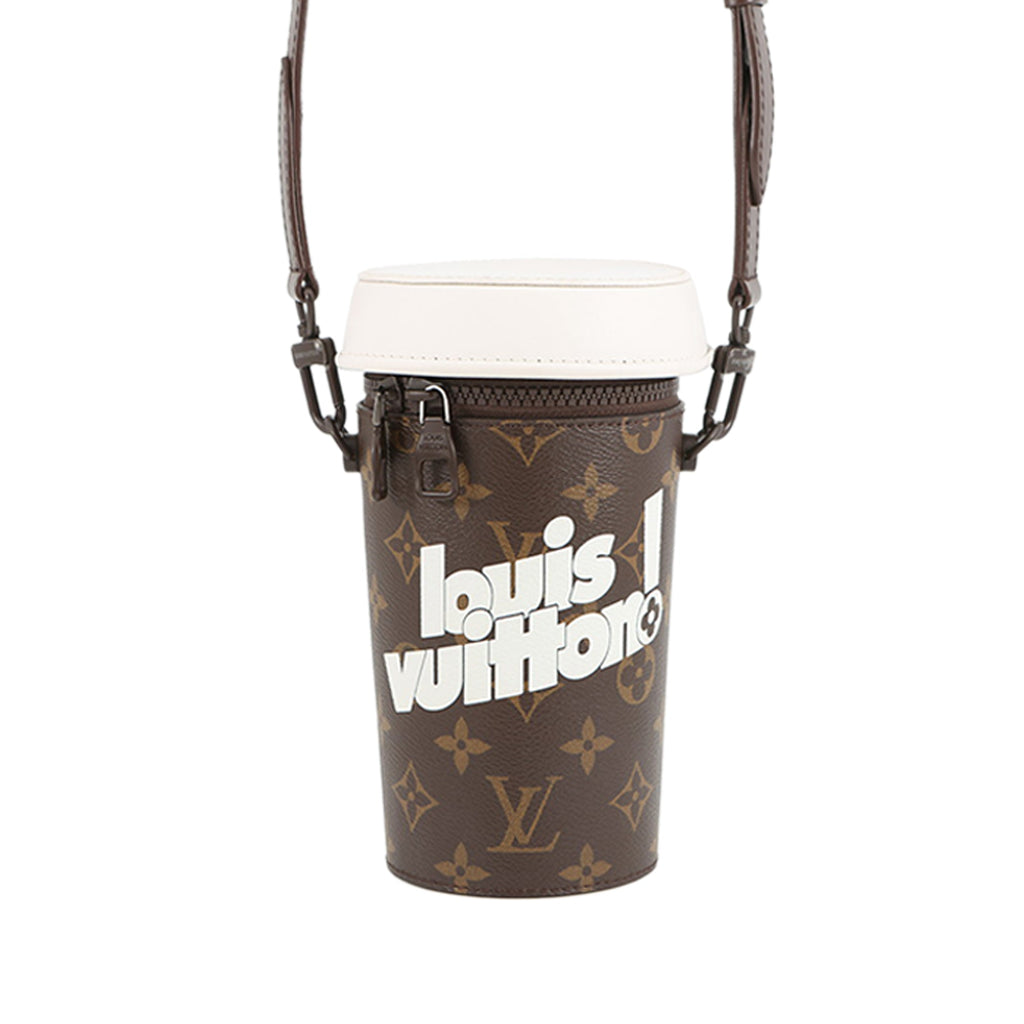 Monogram Coffee Cup Pouch