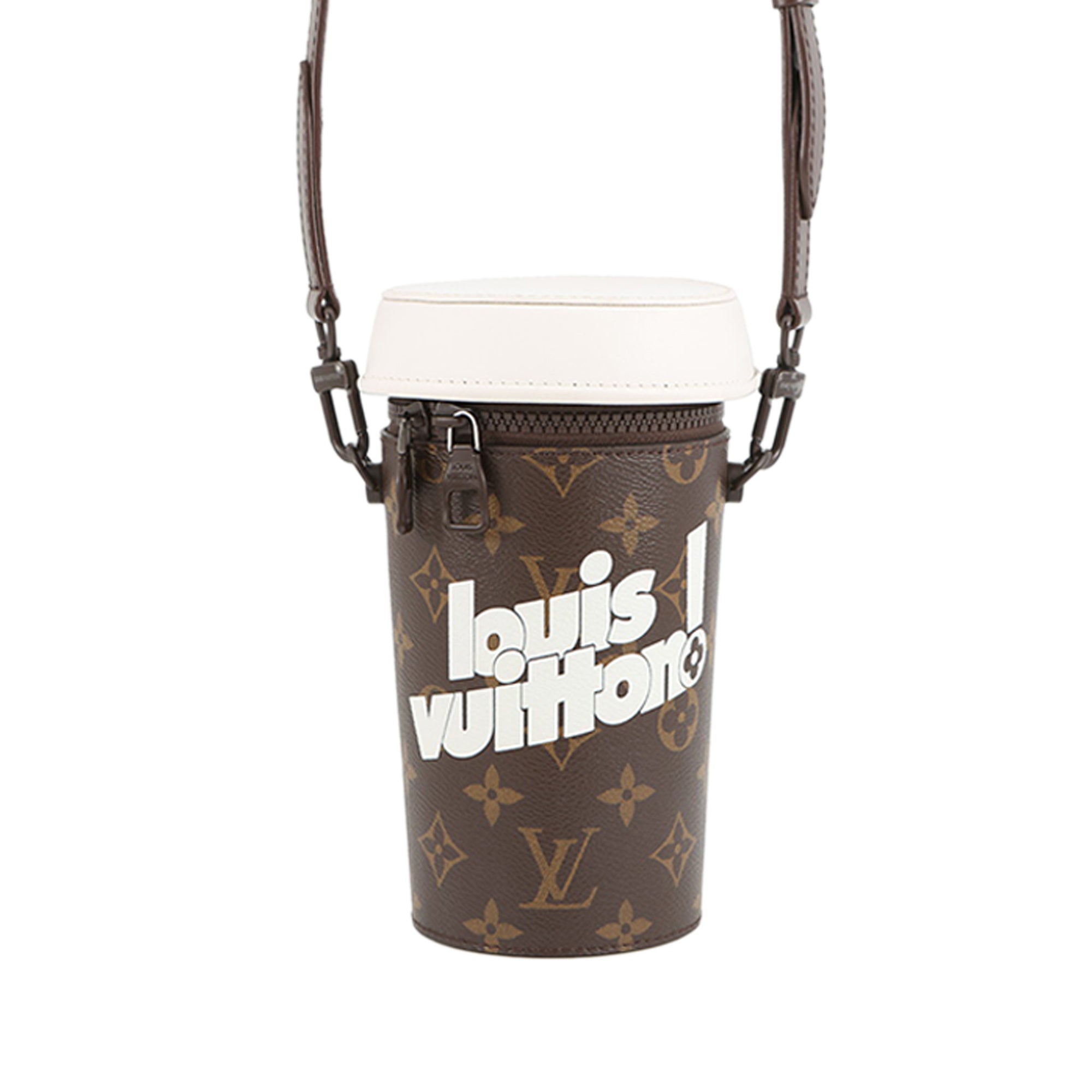 Monogram Coffee Cup Pouch