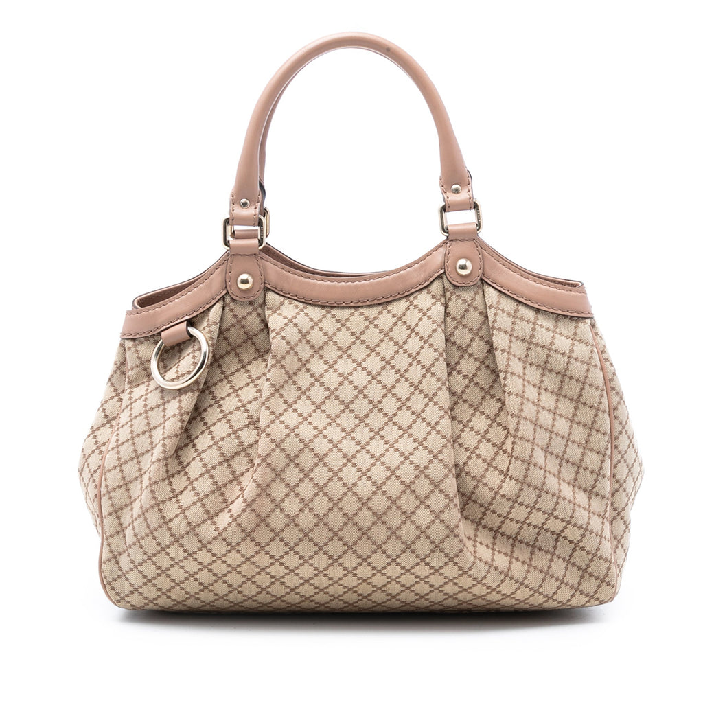 Medium Diamante Canvas Sukey Tote
