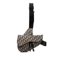 Oblique Canvas Saddle Crossbody